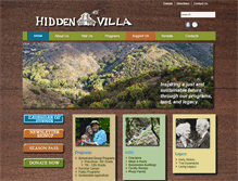 Tablet Screenshot of hiddenvilla.org